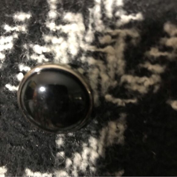 Guess Houndstooth Black & White Wool Jacket Size XS - Picture 10 of 16